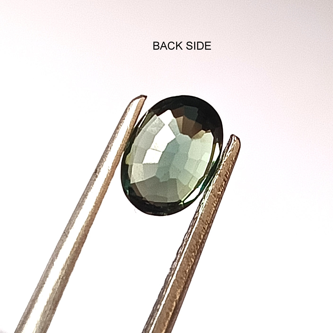 1.10 Carat 5X7X3 (WXLXD) Natural Unheated Oval Shaped Australian Green Sapphire