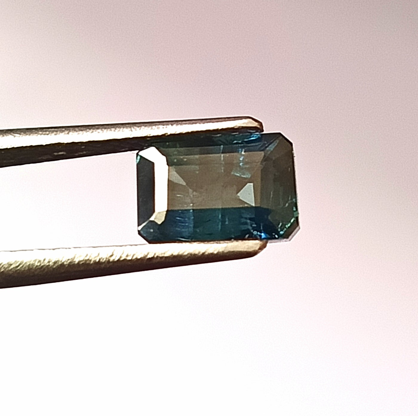 1.80 Carat 5X7X4.2 (WXLXD) Natural Unheated Emerald Shaped Australian Green Sapphire