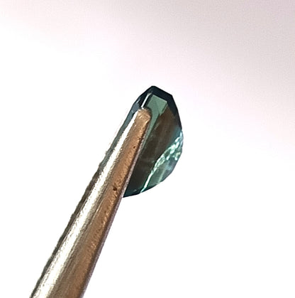 1.80 Carat 5X7X4.2 (WXLXD) Natural Unheated Emerald Shaped Australian Green Sapphire