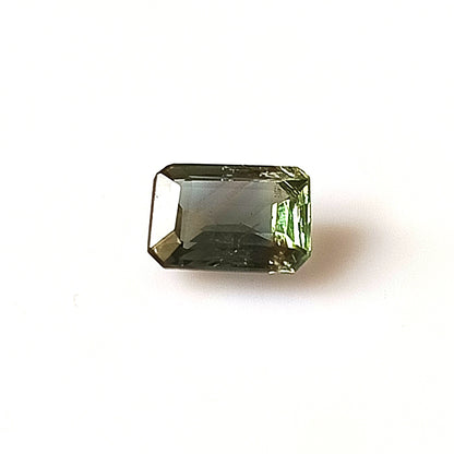 1.05 Carat 5X7X2.9 (WXLXD) Natural Unheated Emerald Shaped Australian Green Sapphire