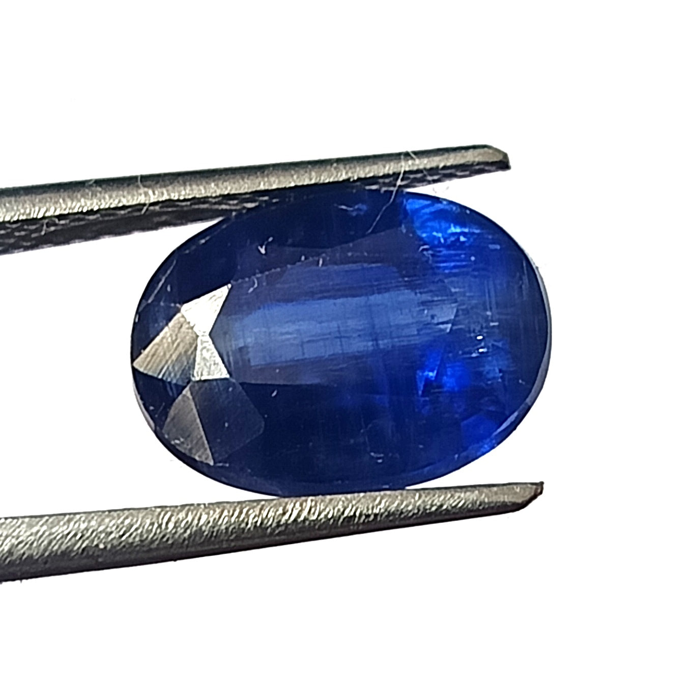 4.65 CARAT 8.5X11.3X5.6 (WXLXB) NATURAL OVAL CUT KYNITE