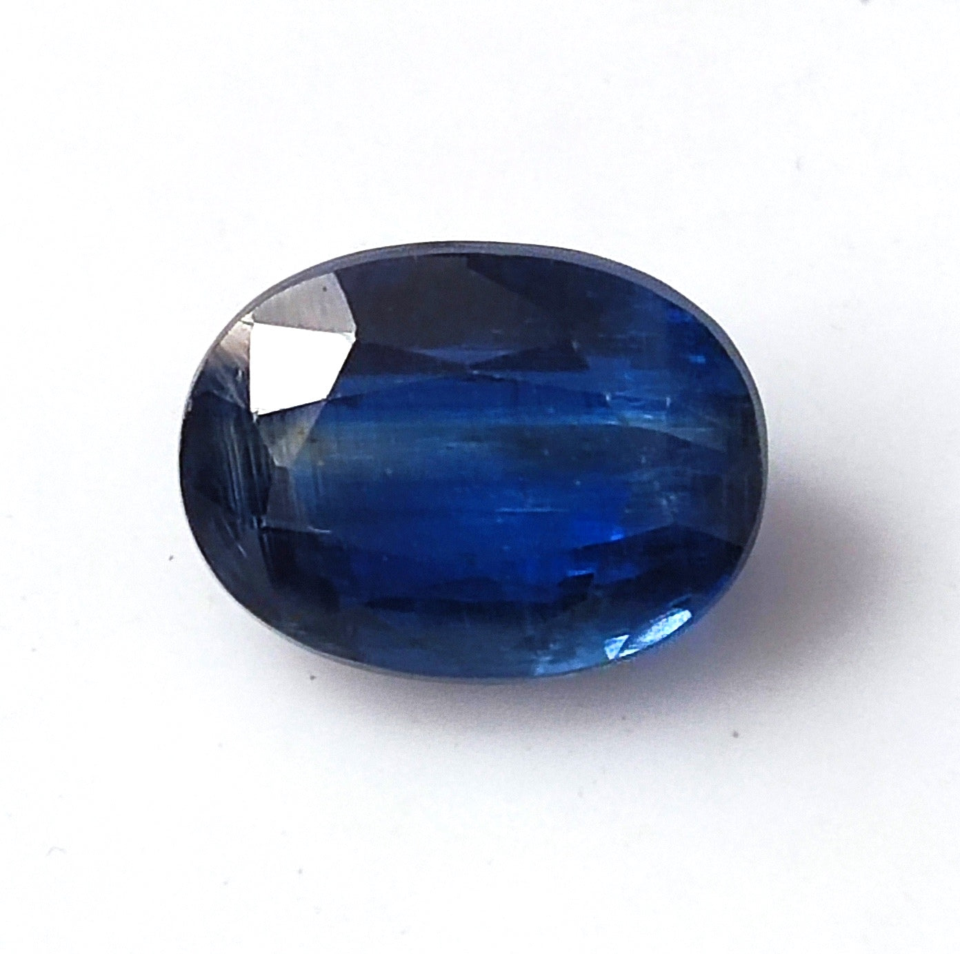 4.65 CARAT 8.5X11.3X5.6 (WXLXB) NATURAL OVAL CUT KYNITE