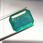 12.80 Carat 11.4X15.3X8.5 (WXLXD) Natural Zambian Emerald Cut Emerald