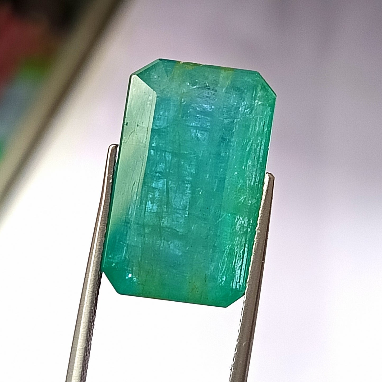 20.0 Carat 12.6X20X8.8 (WXLXD) Natural Zambian Emerald Cut Emerald