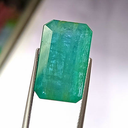 20.0 Carat 12.6X20X8.8 (WXLXD) Natural Zambian Emerald Cut Emerald