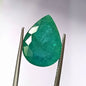 13.30 Carat 13.7X18X8.5 (WXLXD) Natural Zambian Pear Shaped Emerald