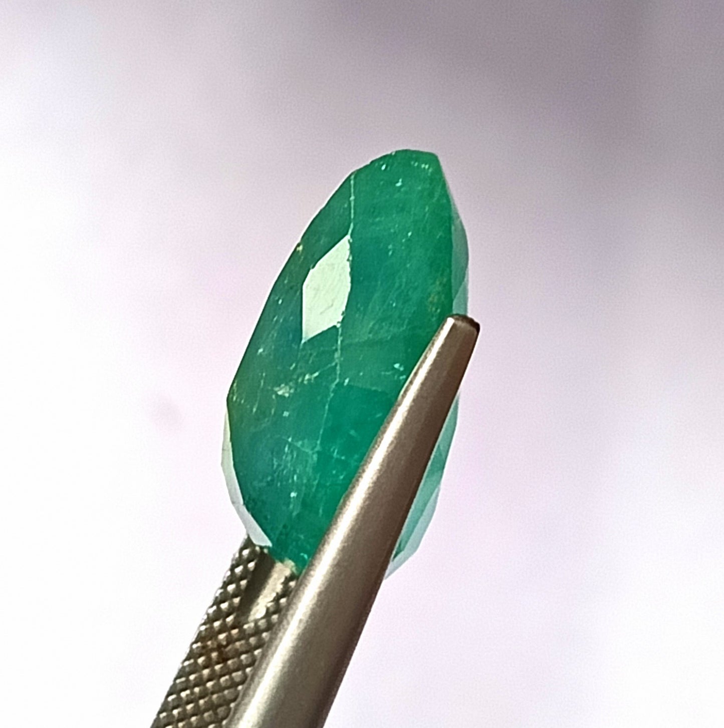 13.30 Carat 13.7X18X8.5 (WXLXD) Natural Zambian Pear Shaped Emerald