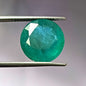 8.30 Carat 12.7X12.7X8 (WXLXD) Natural Zambian Round Cut Emerald