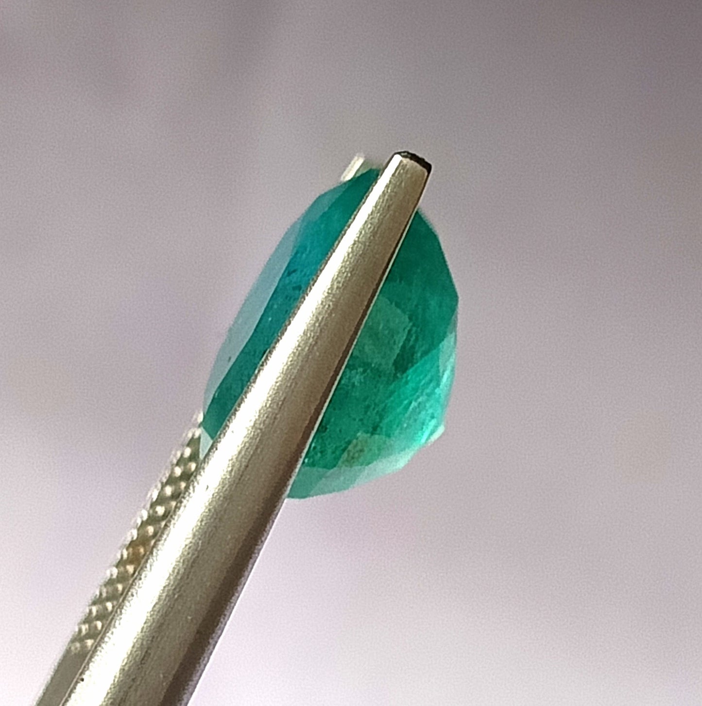 8.30 Carat 12.7X12.7X8 (WXLXD) Natural Zambian Round Cut Emerald