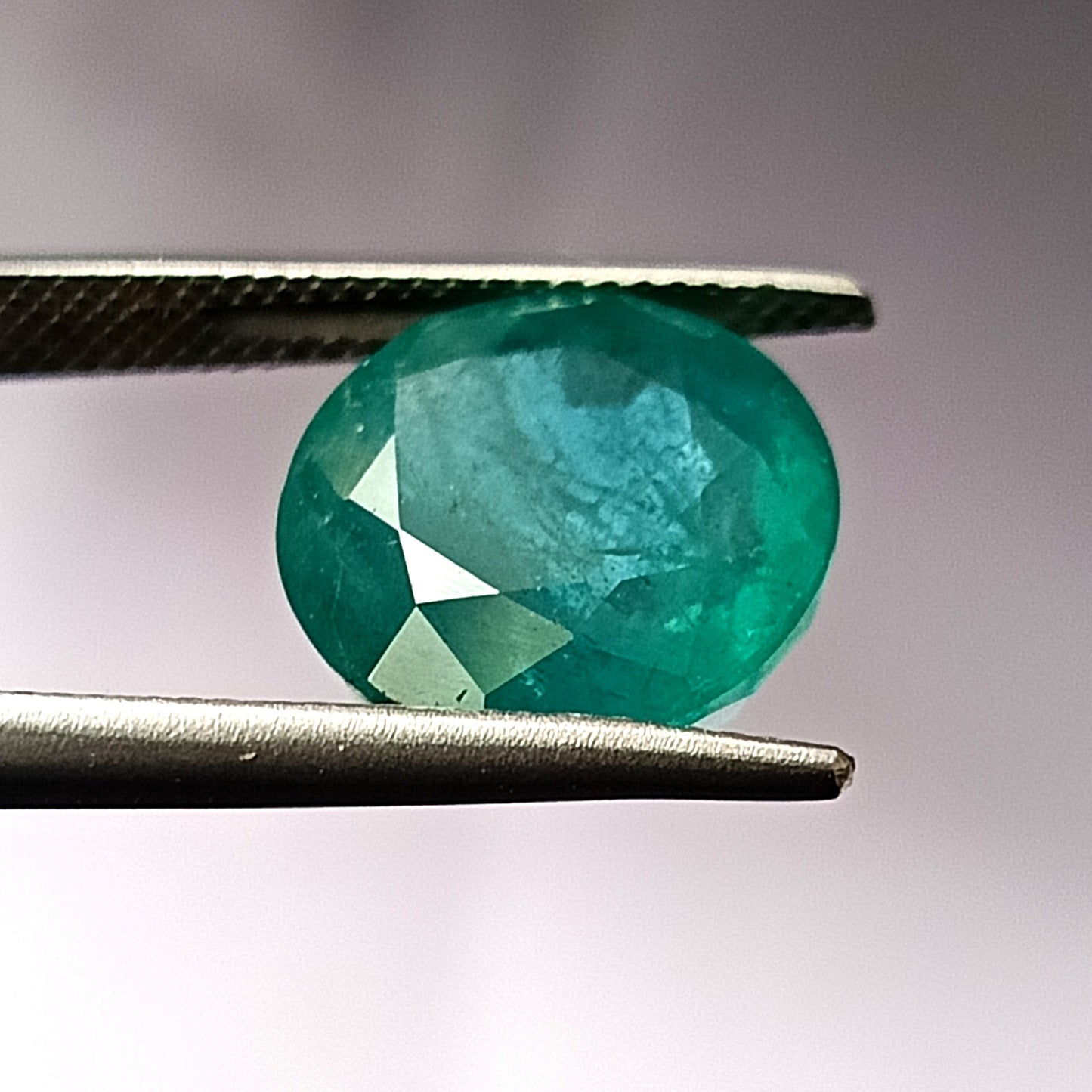 8.30 Carat 12.7X12.7X8 (WXLXD) Natural Zambian Round Cut Emerald
