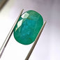 14.0 Carat 13X18X8.2 (WXLXD) Natural Zambian Oval Shaped Emerald