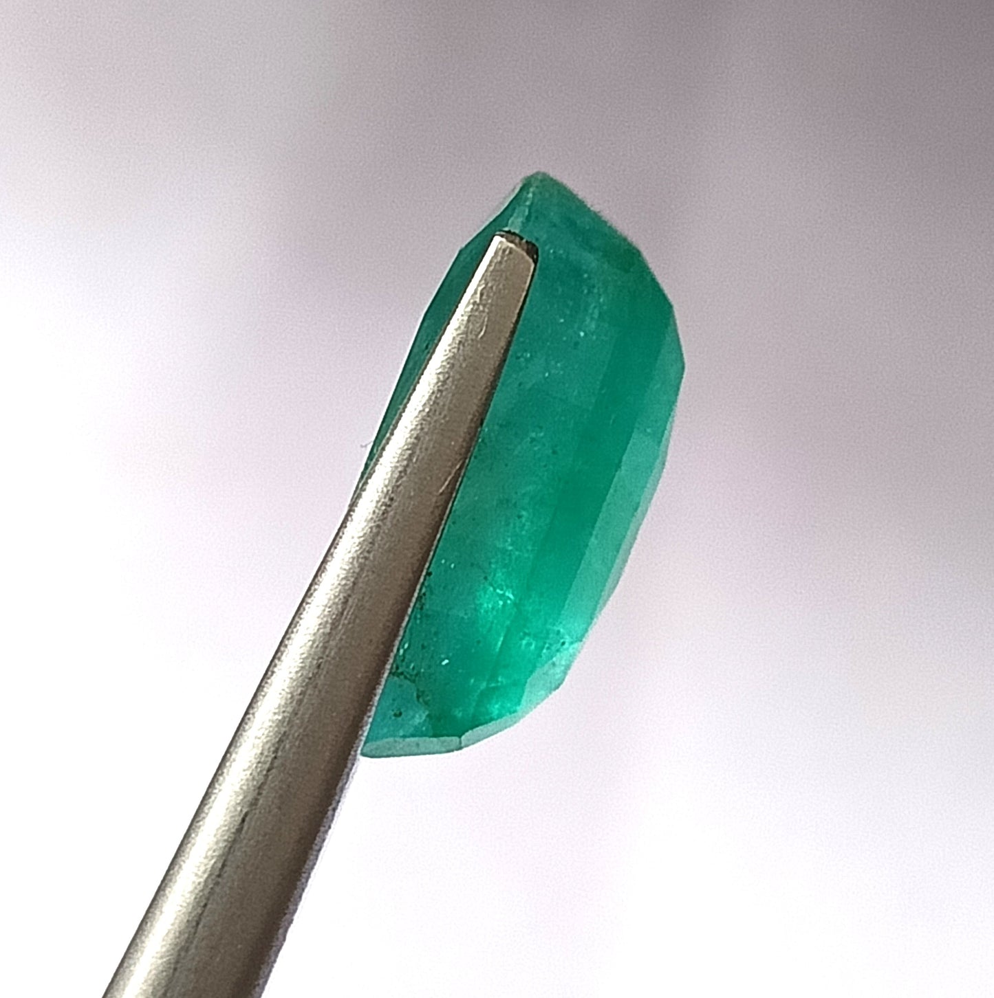 14.0 Carat 13X18X8.2 (WXLXD) Natural Zambian Oval Shaped Emerald
