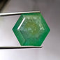 15.90 Carat 19.7X19.7X7.7 (WXLXD) Natural Zambian Hexagonal/Fancy Shaped Emerald
