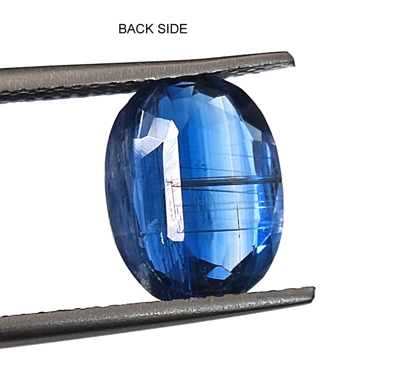 3.75 CARAT 8.1X10.7X4.9(WXLXD) NATURAL OVAL CUT KYNITE GEMSTONE