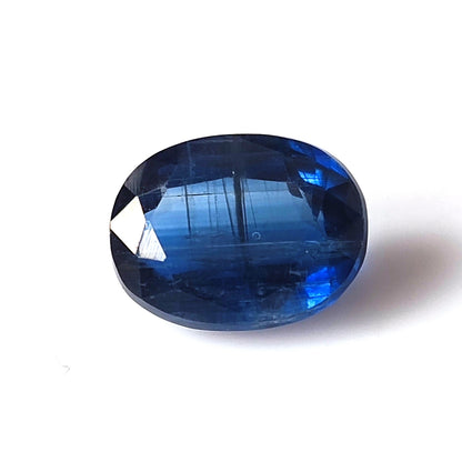 3.75 CARAT 8.1X10.7X4.9(WXLXD) NATURAL OVAL CUT KYNITE GEMSTONE