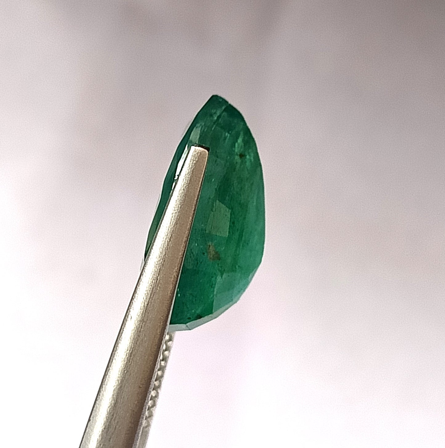 12 Carat 12.7X18X8 (WXLXD) Natural Zambian Pear Shaped Emerald