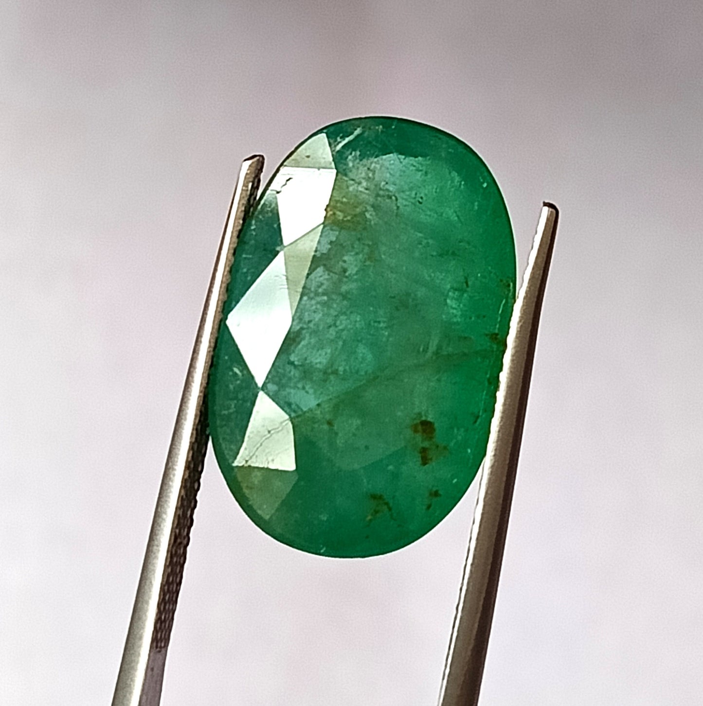 12.10 Carat 12.5X19X7.5 (WXLXD) Natural Zambian Oval Shaped Emerald