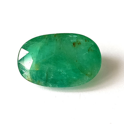 12.10 Carat 12.5X19X7.5 (WXLXD) Natural Zambian Oval Shaped Emerald