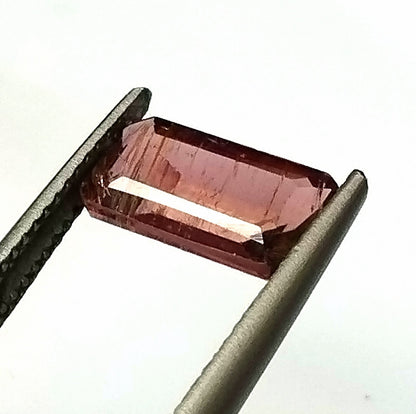 2.10 Carat 5.8x10.6x3.7 (WXLXD) Natural Emerald Cut Pink Colour Tourmaline Gemstone