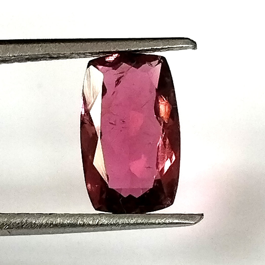1.65 Carat 6X10X3.2 (WXLXD) Natural Elongated Cushion Cut Pink Colour Tourmaline Gemstone