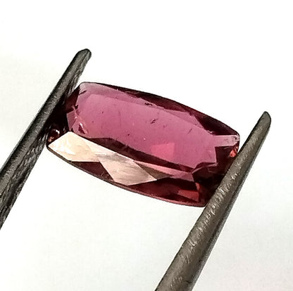 1.65 Carat 6X10X3.2 (WXLXD) Natural Elongated Cushion Cut Pink Colour Tourmaline Gemstone