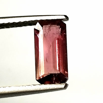 1.10 Carat 4.4X9X3.1 (WXLXD) Natural Emerald Cut Pink Colour Tourmaline Gemstone
