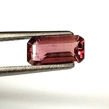 1.10 Carat 4.4X9X3.1 (WXLXD) Natural Emerald Cut Pink Colour Tourmaline Gemstone