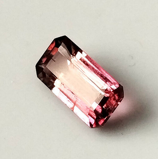 1.10 Carat 4.4X9X3.1 (WXLXD) Natural Emerald Cut Pink Colour Tourmaline Gemstone