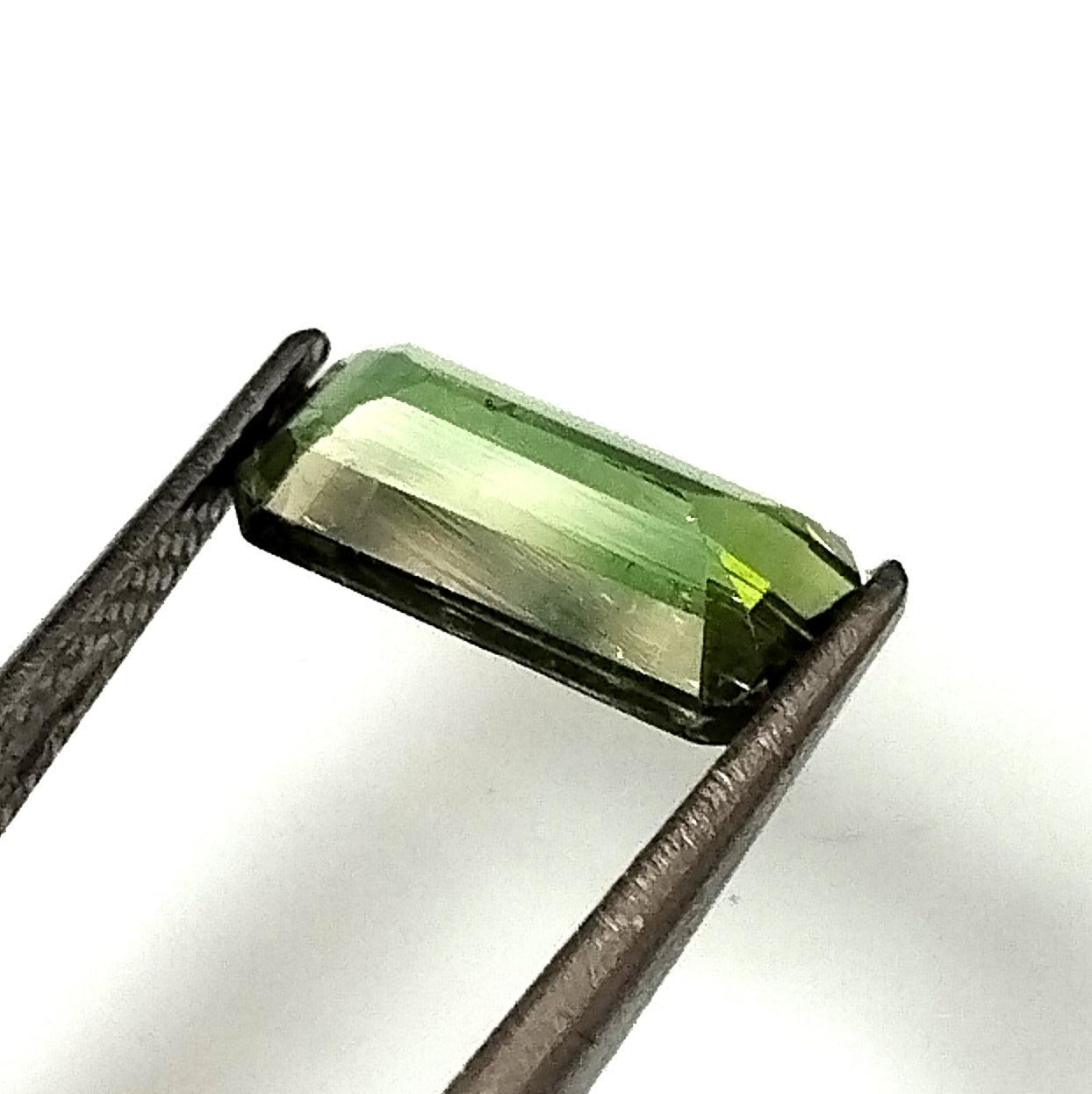 1.70 Carat 5.1X10.7X3.4 (WXLXD) Natural Emerald Cut Green Colour Tourmaline Gemstone