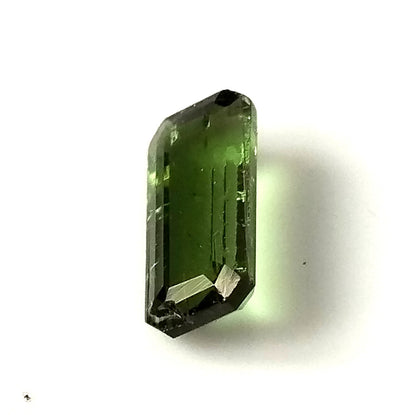 1.70 Carat 5.1X10.7X3.4 (WXLXD) Natural Emerald Cut Green Colour Tourmaline Gemstone