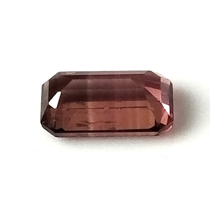 1.80 Carat 5.4X9.5X3.7 (WXLXD) Natural Emerald Cut Pink Colour Tourmaline Gemstone