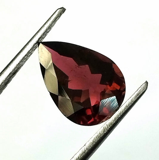 2.20 Carat 7.8X11.3X4.5 (WXLXD) Natural Pear Cut Pink Colour Tourmaline Gemstone