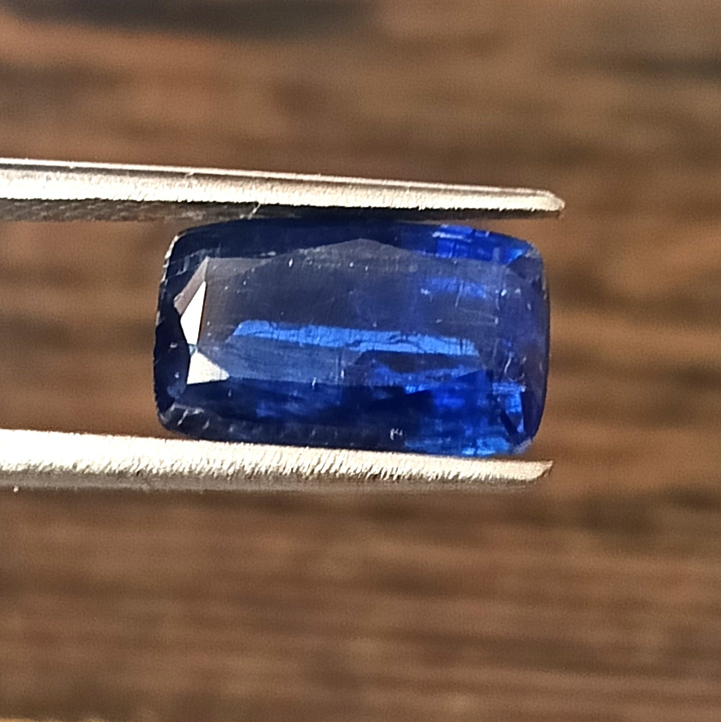 3.90 Carat 7.3X12X4.7 (WXLXB) Elongated Cushion Cut Natural Kyanite