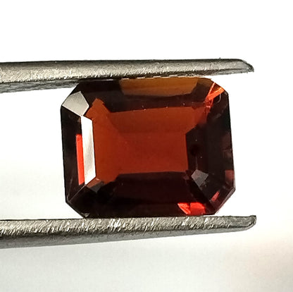 2.50 Carat 7.3X8.9X4.6 (WXLXD) Natural Emerald Cut Petrol/Honey Colour Tourmaline Gemstone