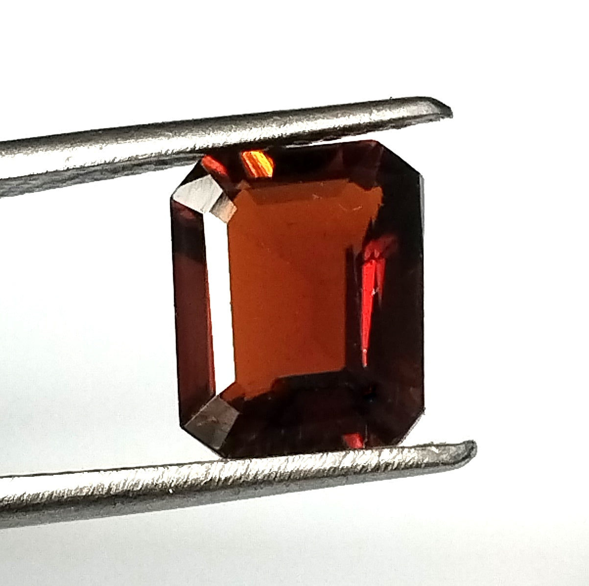 2.50 Carat 7.3X8.9X4.6 (WXLXD) Natural Emerald Cut Petrol/Honey Colour Tourmaline Gemstone