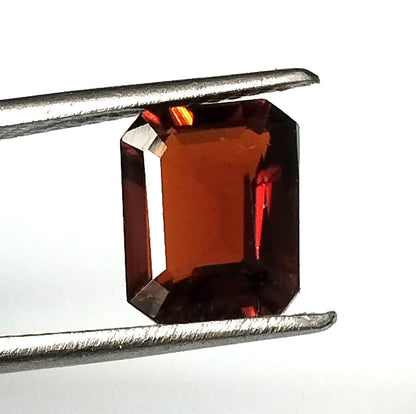 2.50 Carat 7.3X8.9X4.6 (WXLXD) Natural Emerald Cut Petrol/Honey Colour Tourmaline Gemstone