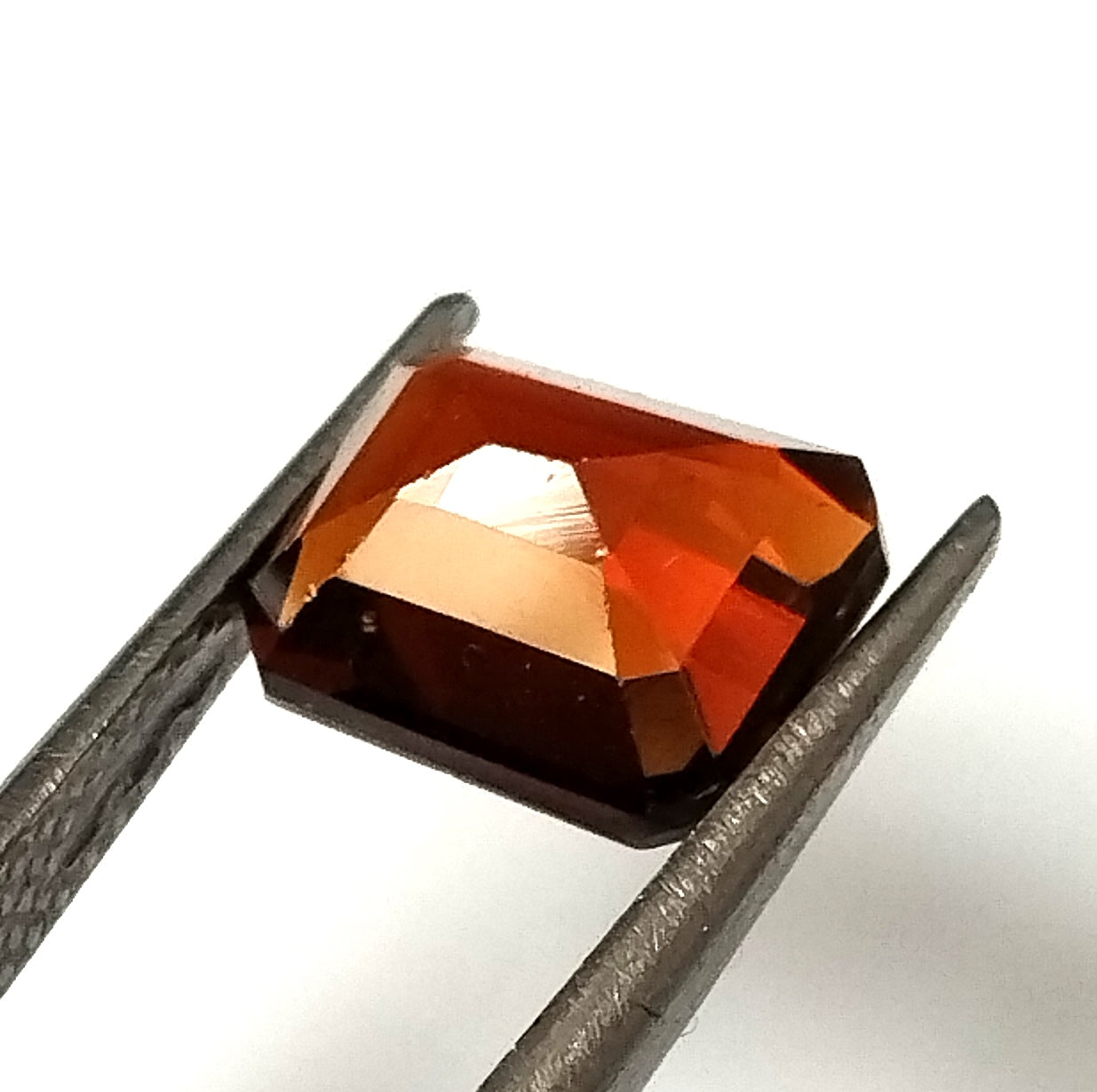 2.50 Carat 7.3X8.9X4.6 (WXLXD) Natural Emerald Cut Petrol/Honey Colour Tourmaline Gemstone
