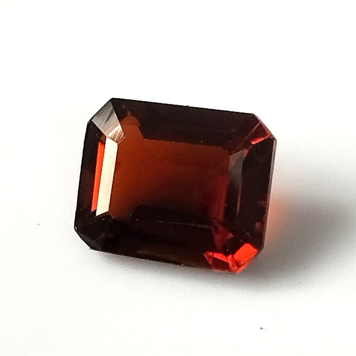 2.50 Carat 7.3X8.9X4.6 (WXLXD) Natural Emerald Cut Petrol/Honey Colour Tourmaline Gemstone