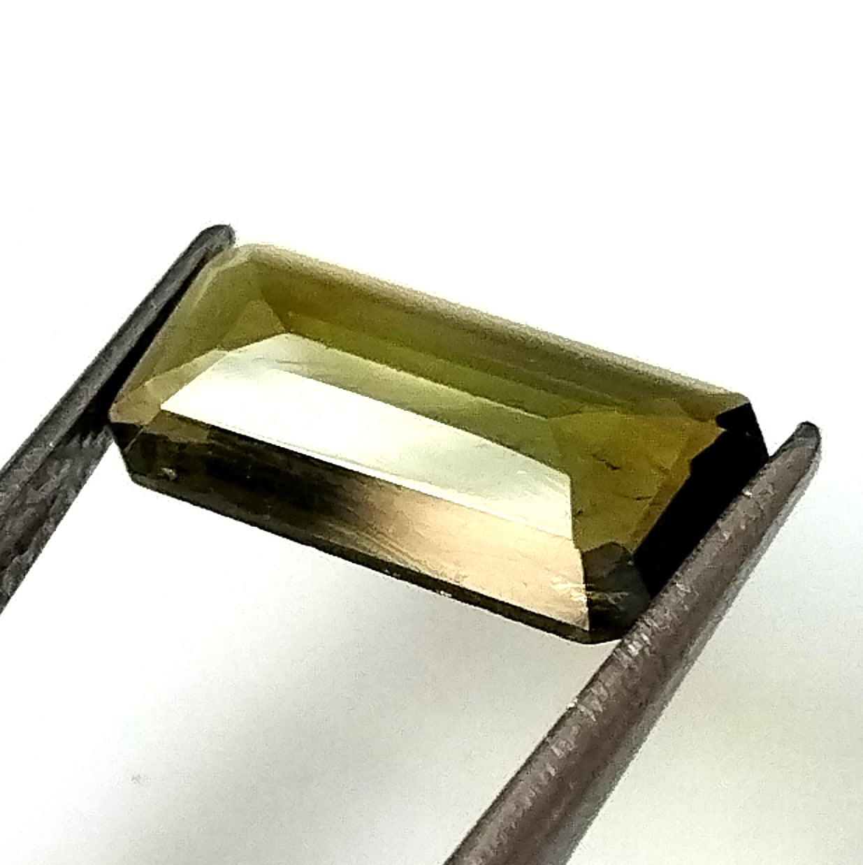2.05 Carat 6.5X12.7X2.7 (WXLXD) Natural Emerald Cut Green Colour Tourmaline Gemstone