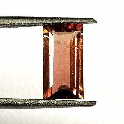 1.55 Carat 5X10X3 (WXLXD) Natural Baguette Cut Pink Colour Tourmaline Gemstone
