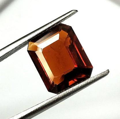 2.75 Carat 6.5X16.1X4.7 (WXLXD) Natural Emerald Cut Petrol/Honey Colour Tourmaline Gemstone