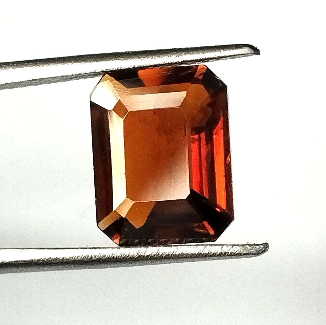 2.75 Carat 6.5X16.1X4.7 (WXLXD) Natural Emerald Cut Petrol/Honey Colour Tourmaline Gemstone