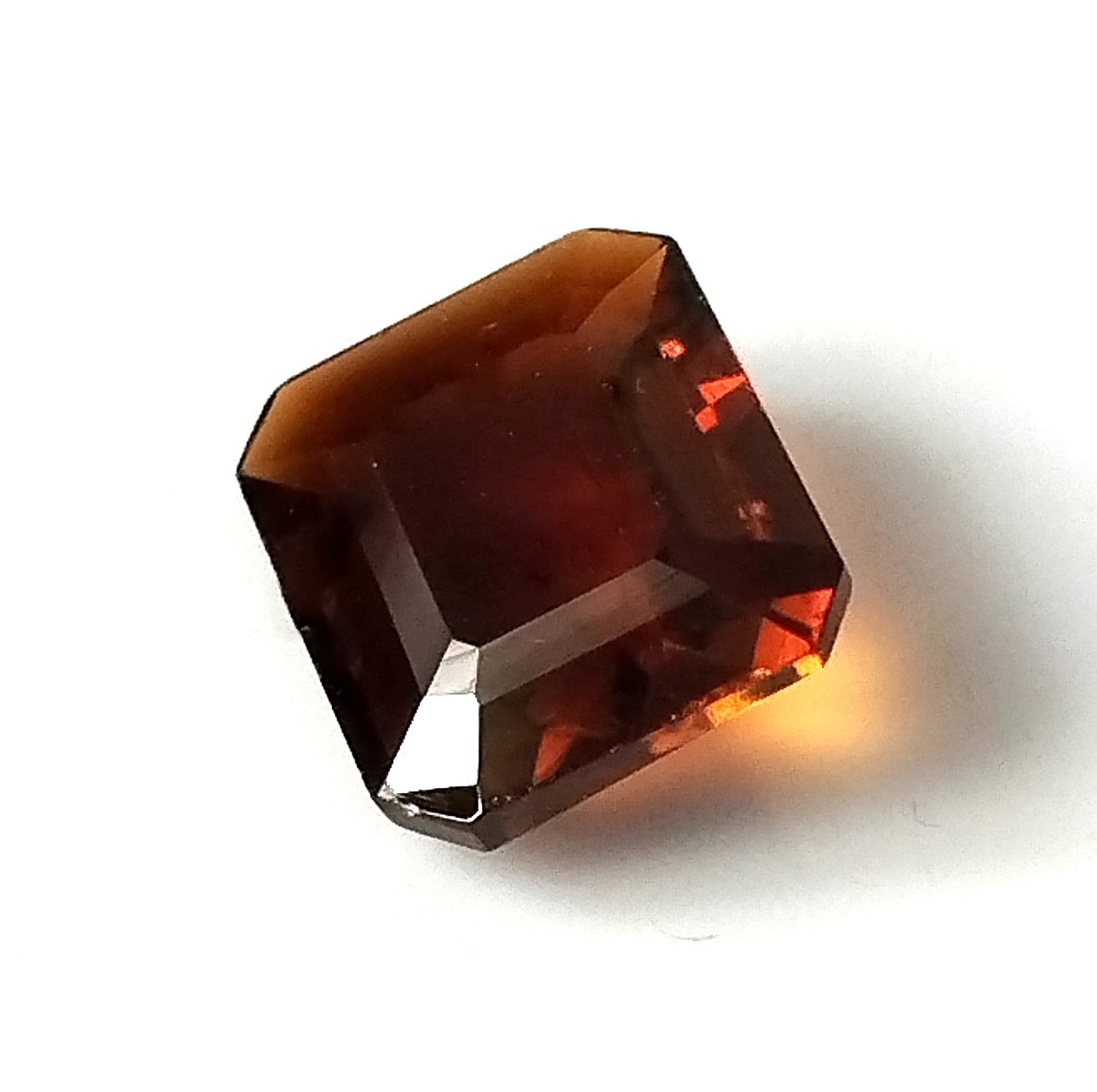2.75 Carat 6.5X16.1X4.7 (WXLXD) Natural Emerald Cut Petrol/Honey Colour Tourmaline Gemstone