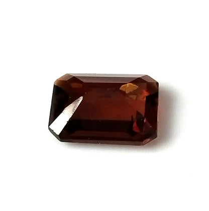 2.75 Carat 6.5X16.1X4.7 (WXLXD) Natural Emerald Cut Petrol/Honey Colour Tourmaline Gemstone