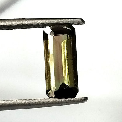 1.50 Carat 4.7X11X3.2 (WXLXD) Natural Emerald Cut Green Colour Tourmaline Gemstone