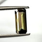 1.50 Carat 4.7X11X3.2 (WXLXD) Natural Emerald Cut Green Colour Tourmaline Gemstone
