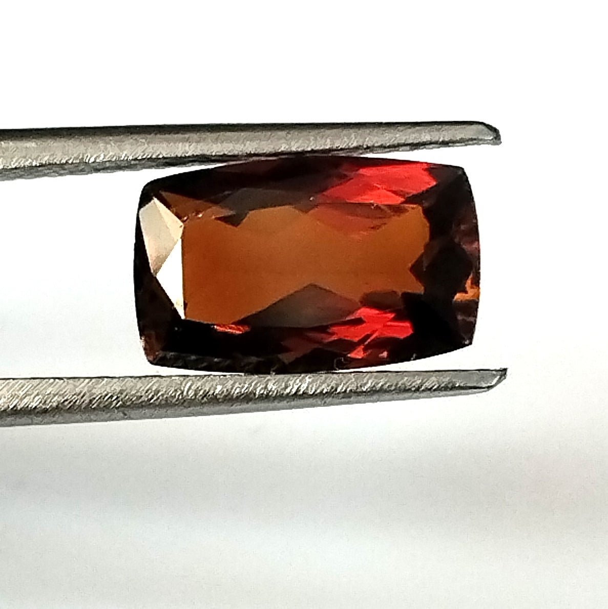 2.50 Carat 6.8X11X4.2 (WXLXD) Natural Elongated Cushion Cut Petrol/Honey Colour Tourmaline Gemstone