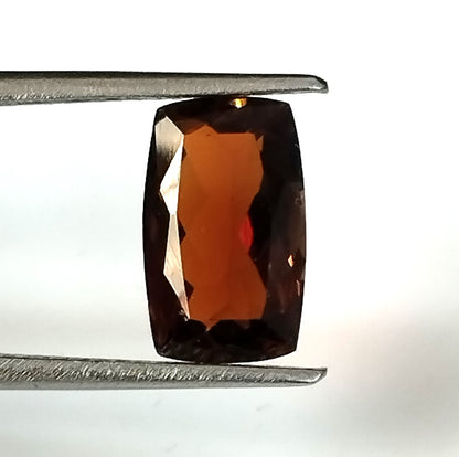 2.50 Carat 6.8X11X4.2 (WXLXD) Natural Elongated Cushion Cut Petrol/Honey Colour Tourmaline Gemstone