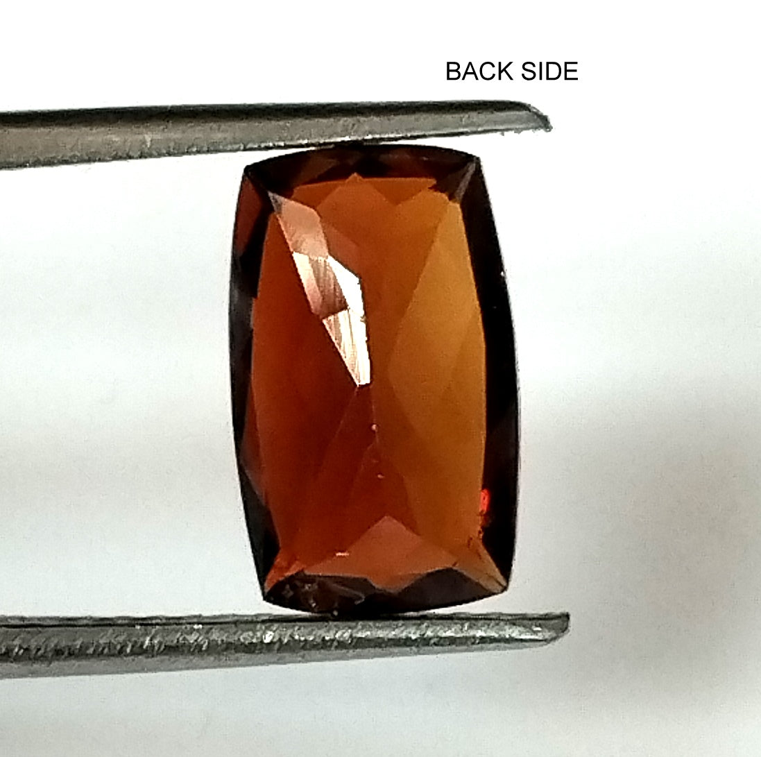 2.50 Carat 6.8X11X4.2 (WXLXD) Natural Elongated Cushion Cut Petrol/Honey Colour Tourmaline Gemstone