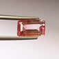 1.80 Carat 6.2X9.5X3.6 (WXLXD) Natural Emerald Cut Bi-colour tourmaline